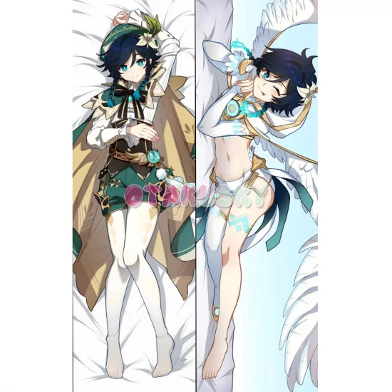 Genshin Impact Dakimakura Venti Body Pillow Case 12 - Click Image to Close