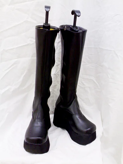 Black Cosplay Boots 06 - Click Image to Close