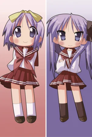 Lucky Star Tsukasa Kagami Hiiragi Body Pillow Case 05