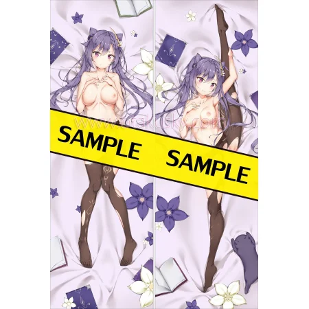 Genshin Impact Dakimakura Keqing Kokusei Body Pillow Case 03