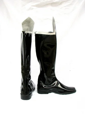 Black Cosplay Boots 04