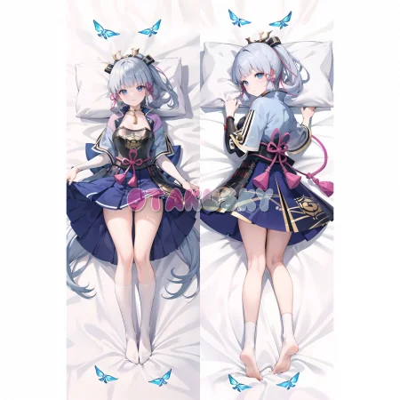 Genshin Impact Dakimakura Kamisato Ayaka Body Pillow Case 52