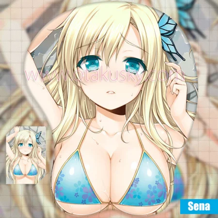 2way Haganai: I don't have many friends Sena Kashiwazaki Anime 3D Mouse Pad Mat Wrist Rest