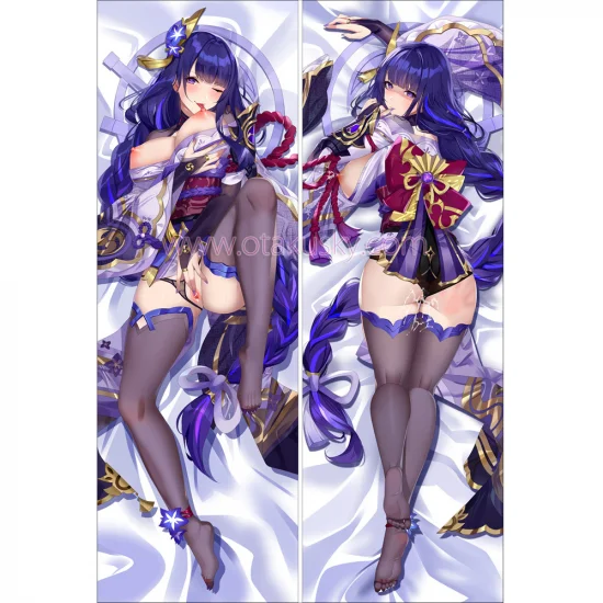 Genshin Impact Dakimakura Baal Raiden Shogun Body Pillow Case 16 - Click Image to Close