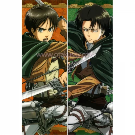 Attack on Titan Dakimakura Levi Eren Yeager Body Pillow Case 06