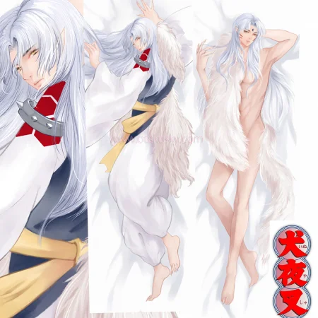 Inuyasha Dakimakura Sesshoumaru Body Pillow Case