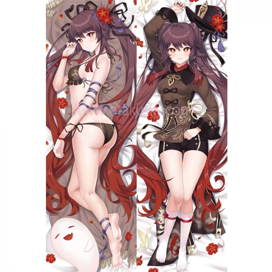 Genshin Impact Dakimakura Hu Tao Walnut Body Pillow Case 09 - Click Image to Close