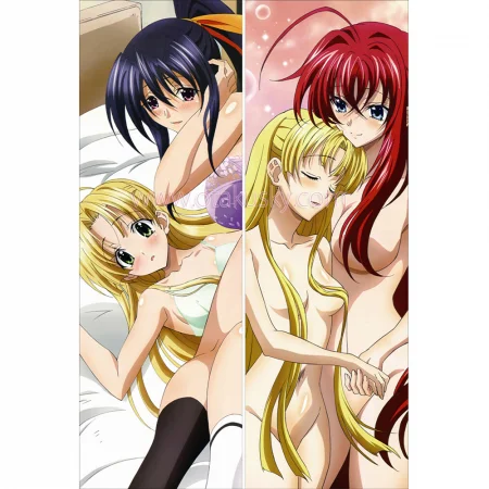 High School DXD Dakimakura Rias Gremory Akeno Himejima Body Pillow Case 05