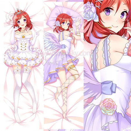 Love Live! Dakimakura Nishikino Maki Body Pillow Case 14