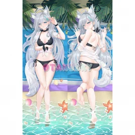 Blue Archive Dakimakura Sunaookami Shiroko Body Pillow Case 08