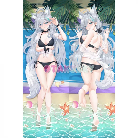 Blue Archive Dakimakura Sunaookami Shiroko Body Pillow Case 08 - Click Image to Close