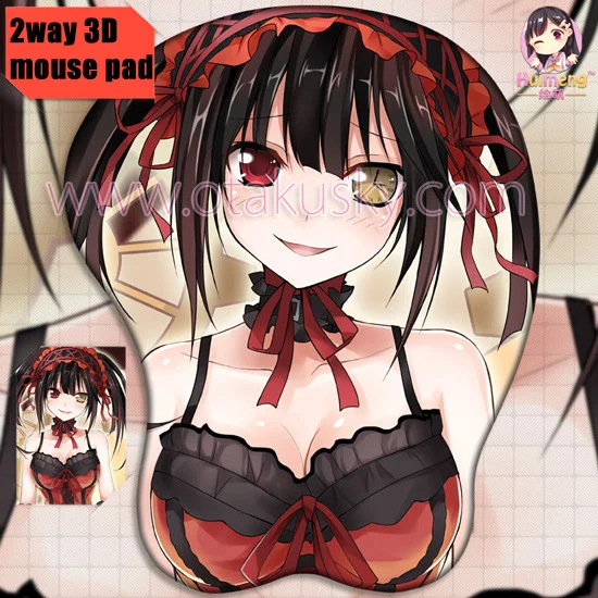 2way Date A Live Kurumi Tokisaki Anime 3D Mouse Pad Mat Wrist Rest 02 - Click Image to Close