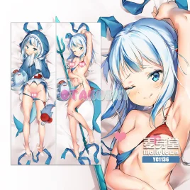 Virtual YouTuber Dakimakura Gawr Gura Body Pillow Case 09