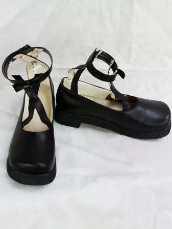 Black Cosplay Shoes 10