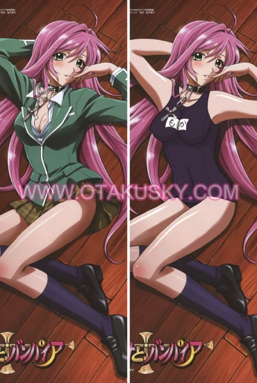 Rosario And Vampire Moka Akashiya Body Pillow Case 01 - Click Image to Close