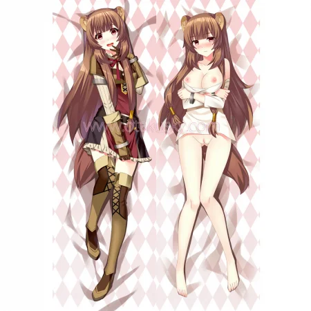 The Rising of the Shield Hero Dakimakura Raphtalia Body Pillow Case 13