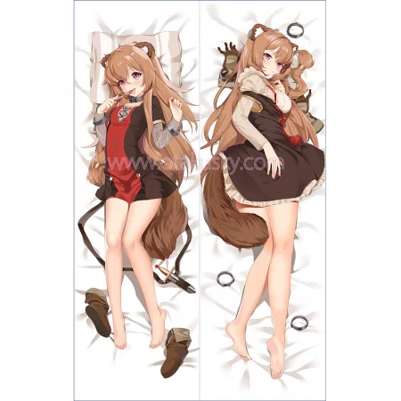 The Rising of the Shield Hero Dakimakura Raphtalia Body Pillow Case 05