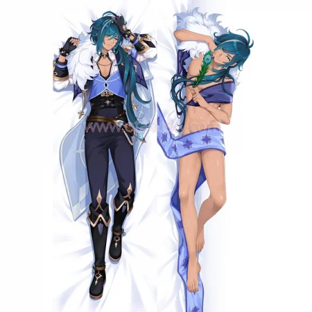 Genshin Impact Dakimakura Kaeya Body Pillow Case 02