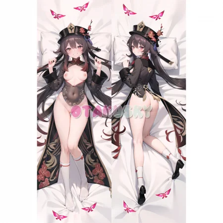 Genshin Impact Dakimakura Hu Tao Walnut Body Pillow Case 31