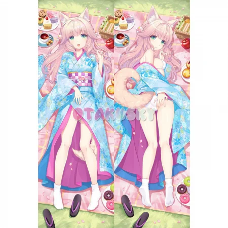 Virtual YouTuber Dakimakura Hakui Koyori Body Pillow Case 13