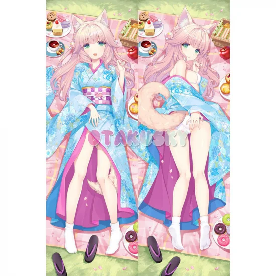 Virtual YouTuber Dakimakura Hakui Koyori Body Pillow Case 13 - Click Image to Close