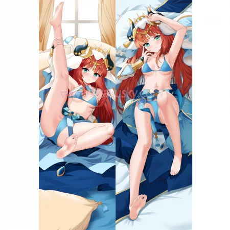 Genshin Impact Dakimakura Nilou Body Pillow Case 19