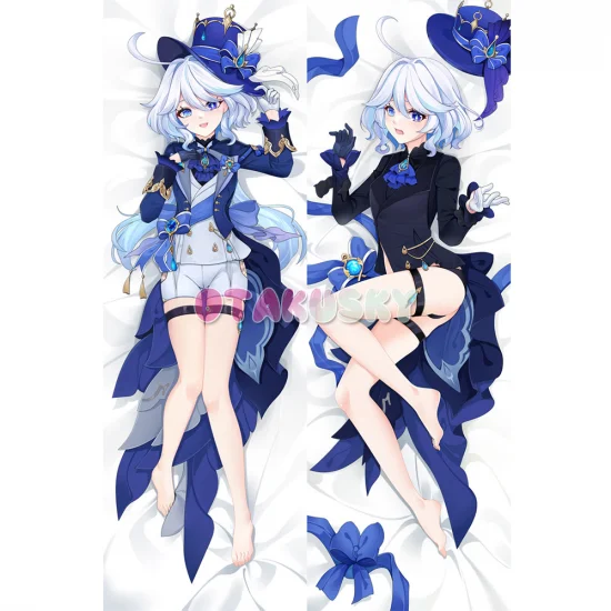 Genshin Impact Dakimakura Focalors Body Pillow Case 06 - Click Image to Close