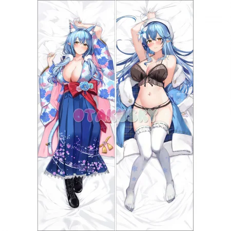 Virtual YouTuber Dakimakura Yukihana Lamy Body Pillow Case 07