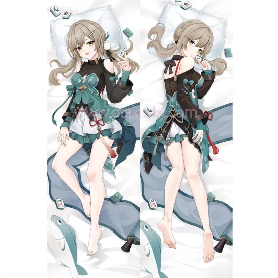 Honkai: Star Rail Dakimakura Qingque Body Pillow Case - Click Image to Close