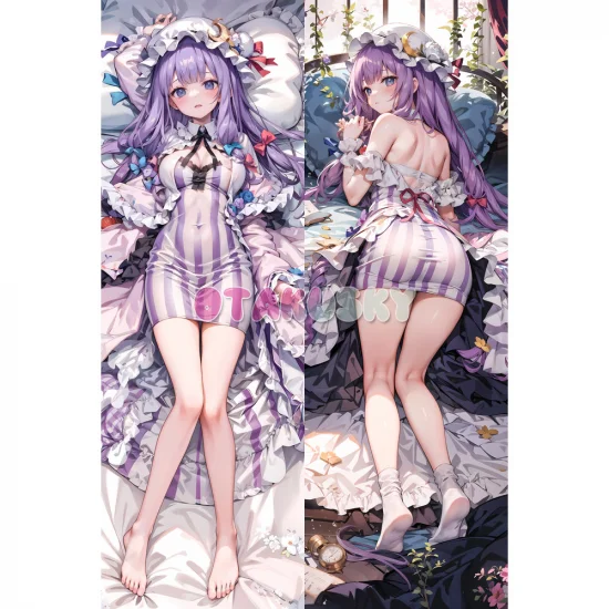 Touhou Project Dakimakura Patchouli Knowledge Body Pillow Case 10 - Click Image to Close