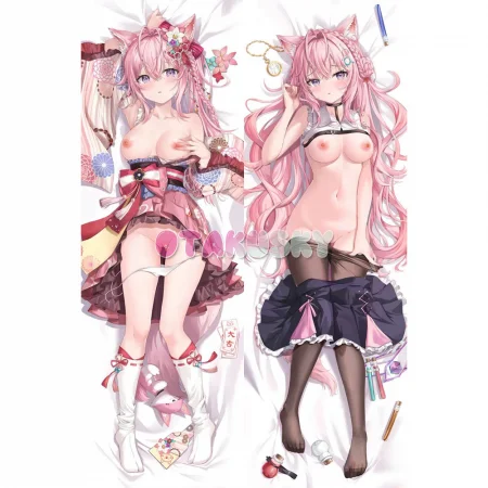 Virtual YouTuber Dakimakura Hakui Koyori Body Pillow Case 08