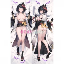 Genshin Impact Dakimakura Kujou Sara Body Pillow Case 13