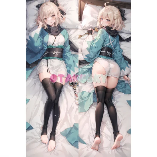 Fate/Grand Order Dakimakura Saber Okita Souji Body Pillow Case 14 - Click Image to Close