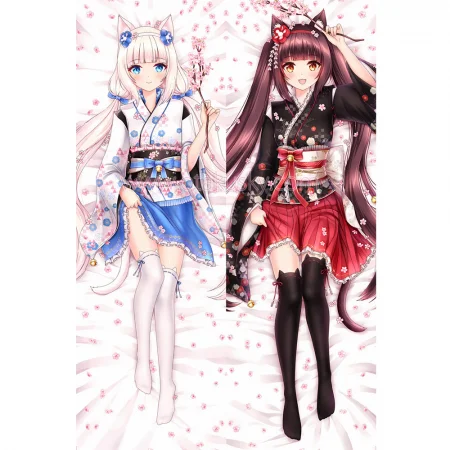 Nekopara Dakimakura Chocola Vanilla Body Pillow Case 08