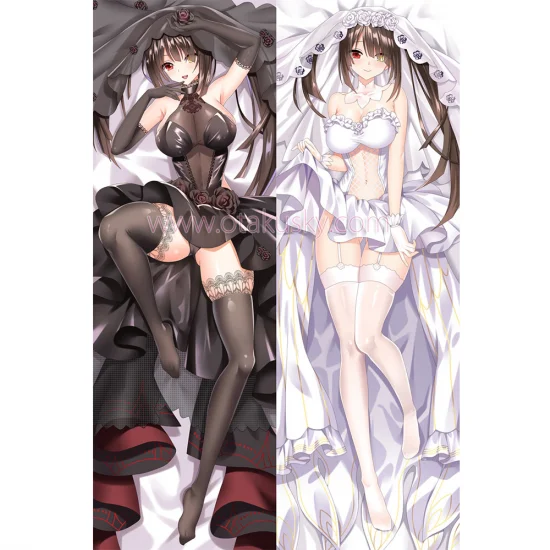 Date a Live Dakimakura Kurumi Tokisaki Body Pillow Case 70 - Click Image to Close