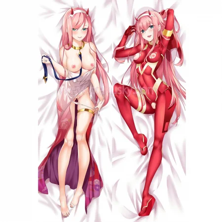 DARLING in the FRANXX Dakimakura Zero Two 02 Body Pillow Case 19