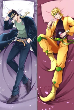 JoJo's Bizarre Adventure Kujo Jotaro Dio Brando Body Pillow Case