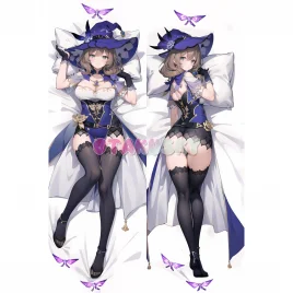 Genshin Impact Dakimakura Lisa Body Pillow Case 07