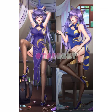 Genshin Impact Dakimakura Keqing Kokusei Body Pillow Case 39