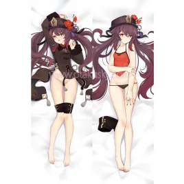 Genshin Impact Dakimakura Hu Tao Walnut Body Pillow Case 02