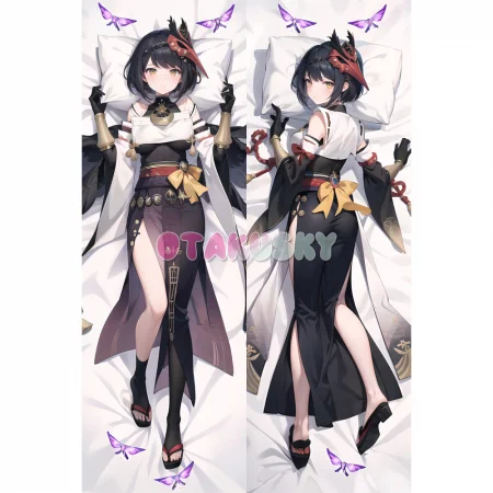 Genshin Impact Dakimakura Kujou Sara Body Pillow Case 12