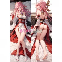 Genshin Impact Dakimakura Yae Miko Body Pillow Case 45