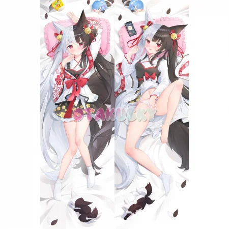 Virtual YouTuber Dakimakura Alice Mana Body Pillow Case 03