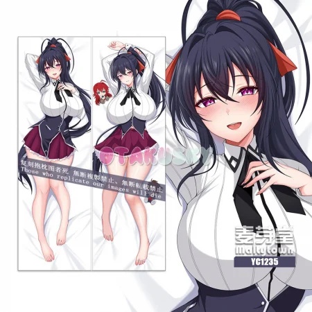 High School DXD Dakimakura Akeno Himejima Body Pillow Case 10