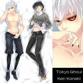 Tokyo Ghoul Dakimakura Ken Kaneki Body Pillow Case 02