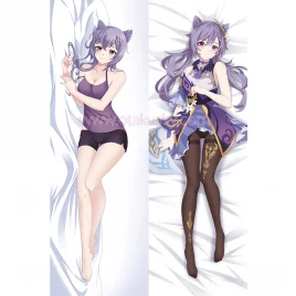 Genshin Impact Dakimakura Keqing Kokusei Body Pillow Case 06