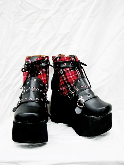 Black Cosplay Shoes 02 - Click Image to Close