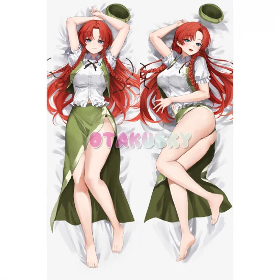 Touhou Project Dakimakura Hong Meiling Body Pillow Case 02 - Click Image to Close