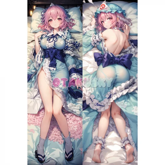 Touhou Project Dakimakura Yuyuko Saigyouji Body Pillow Case 08 - Click Image to Close