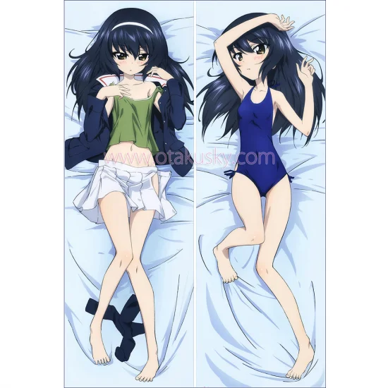 Girls und Panzer Dakimakura Mako Reizei Body Pillow Case - Click Image to Close